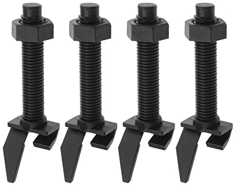 The Lord of The Tools Juego de 4 Soportes para Flechas de Repuesto para Arco recurvo, Soporte de Flechas con Tornillo, Accesorios de Tiro con Arco para Arcos recurvos, Arcos Rectos, Color Negro