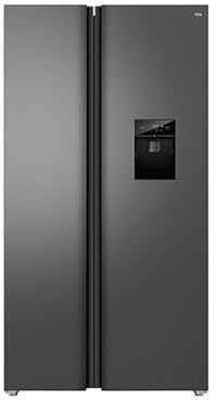 TCL American Style Fridge Freezer 60/40 Total No Frost - Light Grey Inox - RP631SSE1UK