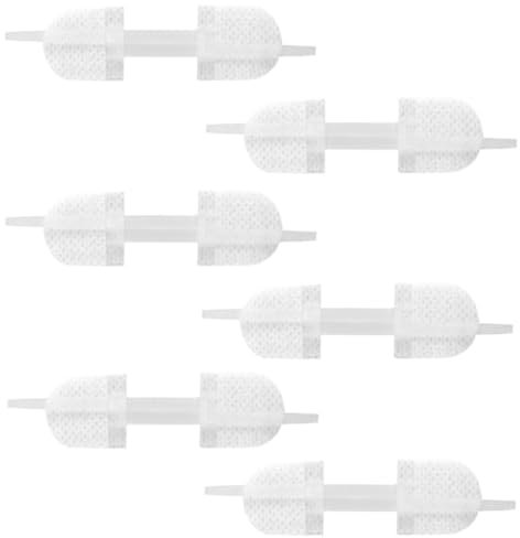 6 Stück Weiß Wundverschlüsse Strips, Klebebandagen, Wundnahtstreifen-Strips Klammerpflaster, Erste Hilfe & Sicherheit für Camping & Outdoor, für Frauen Männer