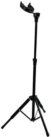 MEUKSSN Gitarrstativ gitarrstativ bärbart stativ för gitarrister gitarrställ svart gitarrstativ för gitarr