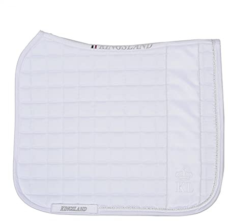 Kingsland Sadel Pad Classic Dressage - Vit - Dressage Full