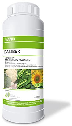 GALIBER Herbicida Sistémico Concentrado, Control de Maleza en Gramíneas en Cultivos, Post-Emergencia Precoz, Envase 125 cc