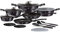 Berlinger Haus - BH/6887-18 Stcs Küchenbatterie, Metallic Line Carbon Pro Edition