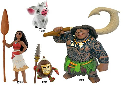 Bullyland - Spielfigurenset - Walt Disney Vaiana 4 teilig