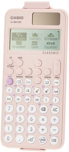 Casio ClassWiz Calculadoras científicas estándar FX-991CW-PK-W-DT