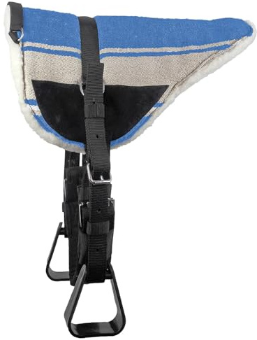 Brama West Westernpad Navajo – pad per equitazione Western con maniglia, imbottito, colore turchese, misura Xfull