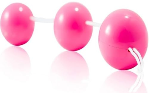 Kegel Balls Ben Wa Ball Geisha Orgasmus Trio Kegel Exercise Weighted Tone Vagina Chinese Health Balls for Hand Therapy, Exercise, and Stress Relief, ABS, Vaginal and Anal Exercise (Pink)