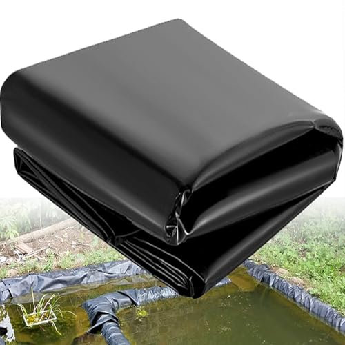 YSPZDQ Liner Bassin Bache, Cascade Bassin Exterieur, Protection Soubassement, Anti Algue Bassin Poisson Exterieur, Bâches Souples pour la Construction de Bassins, Piscines de Jardin(3x6m)