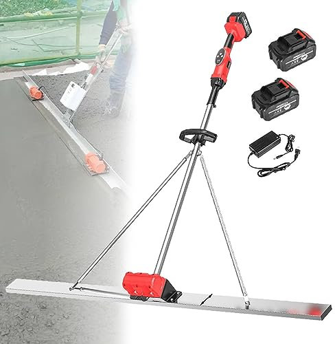 Massetto in Calcestruzzo Potente Attrezzo elettrico per la finitura del calcestruzzo, macchina vibrante per cemento elettrico, tavola vibrante per la finitura del calcestruzzo con 4,92 piedi