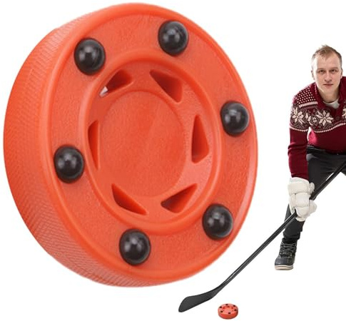 Bvizyelck Gatuhockeybaler, utomhus gatuhockeypuck för golv, rulle, inomhus- och utomhusträning, ishockeypuckar för golvrulle, träning och träning