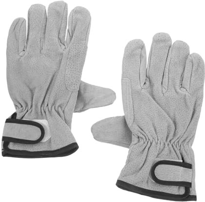 LIFKOME 1 Paar Wärmedämmhandschuhe Arbeitshandschuhe Mit Zusätzlichen Schutz Im Handflächen Und Daumenbereich Hitzebeständige Schweißhandschuhe Für Backofen Und Grill