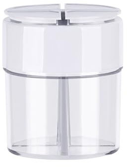 Shaker Per Condimenti | Portasale Trasparente con 4 Scomparti e Coperchio - Cucina Per Campeggio Picnic Cottura All'Aperto Tavolo Bagno Condimenti Casa