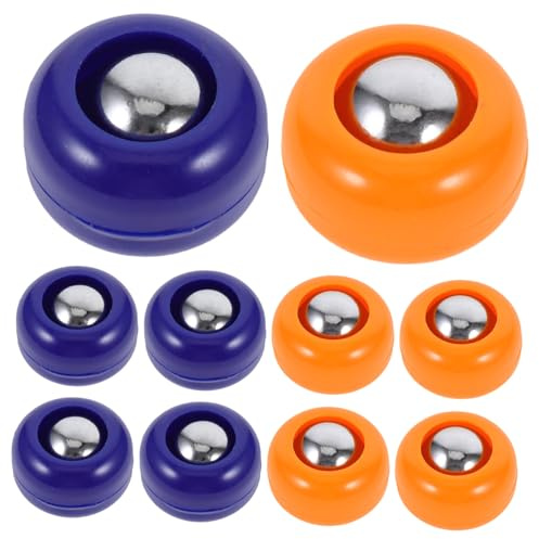 Gatuida 20pezzi Gioco Di Curling in Miniatura Dischi Di Ricambio in Rulli Per Shuffleboard Palle Da Curling e Pin Per Uso Interno Ed Esterno Adatto Tutte Le Fasce d Età