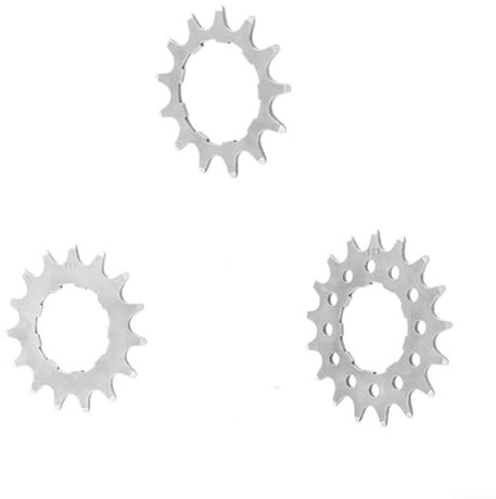 Bulevisiter Pignon de montagne pour vélo à vitesse unique, volant d'inertie en acier inoxydable 13-17T pour chaînes 7/8/9/10/11 vitesses, pour roue dentée haute dureté coupe CNC compatible avec SH
