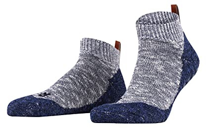 FALKE Men's Lodge Homepad M Hp Cotton Grips On Sole 1 Pair Grip socks, Blue Storm 6340, 7/8 UK