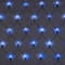 ANSIO® Christmas Net Lights 320 LED 3x2m Indoor Outdoor Tree String Lights With Timer for Xmas Garden Window Party Blue Decorations | Mains Powered