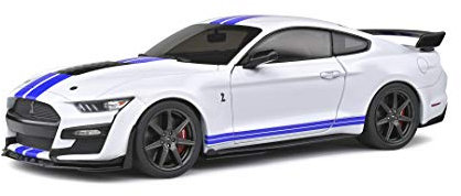 Solido Ford Mustang Shelby GT500, Baujahr 2020, Modellauto, Maßstab 1:18, weiß