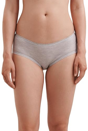 DILLING Culotte midi en laine mérinos pour femme, gris clair, 36