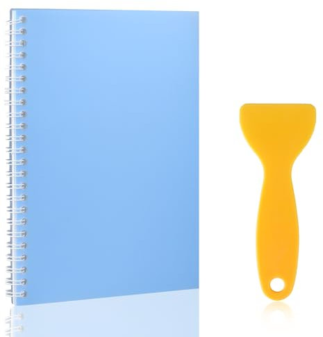 A5 Sticker Collecting Album with Spatula, Reusable Sticker Book for Adults - 8.3 x 5.8 - Storage Book Labels Collection Accessories