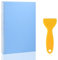 MOZEAT LENS Blank Sticker Book for Collecting, A5 Size Sticker Collecting Albums with Spatula, Reusable Sticker Book Adult Sticker Storage Book Labels Collection Accessories 8.3'' x 5.8''