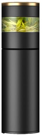 Gokoti Tea Infuser Vacuum Flask Temperature LED Display 450Ml Insulated Cup Stainless Steel Bottle Travel Coffee Mug Easy Install Easy to Use