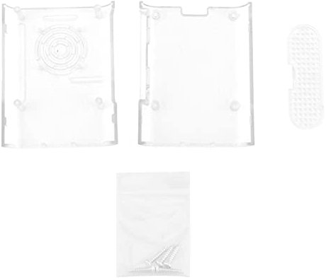 Qukaim Funda para Raspberry Pi Raspberry Pi 3B/3B+, carcasa protectora de ABS, diseño transparente esmerilado, accesorio de computadora de una sola placa