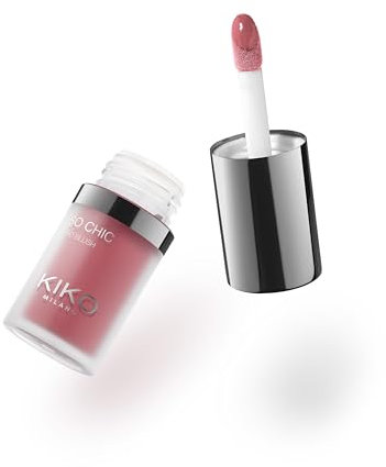KIKO Milano So Chic Trio Blush 04, Colorete 3 En 1 Ideal Para El Rostro, El Contorno De Los Ojos Y Los Labios