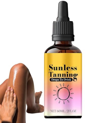Concentrato autoabbronzante, per una carnagione abbronzata naturale, per un'abbronzatura uniforme e duratura Tanning Drops To Drink Per Corpo E Viso