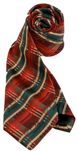 Moschen-Bayern Herren Krawatte Trachtenkrawatte Seide Rot Bordeauxe