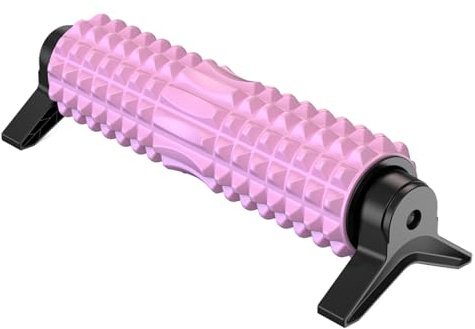 Rodillo de espuma de yoga con puntos de masaje, 53 cm, dispositivo de fitness para espalda/cuello, material EVA de hasta 200 kg, equipo deportivo para relajación muscular y entrenamiento de fascia