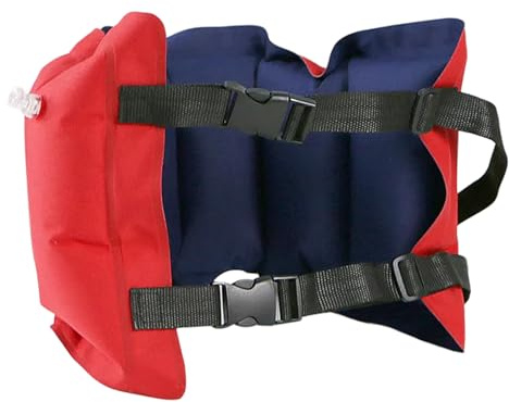 Cinturón de natación inflable grueso para entrenamiento de natación, flotación de piscina, flotación portátil, ajustable, cinturón flotante de natación