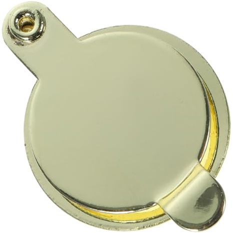 FONDOTIN Couvercle de confidentialité en cuivre pour œilleton de porte 16 mm, protection anti-regard, cache intérieur pour porte d'entrée, accessoire de sécurité domestique