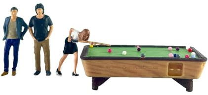 MagiDeal Modèle Réduit de Billard Miniature à L'échelle S (1:64) - Projets de Bricolage - Figurine Humaine