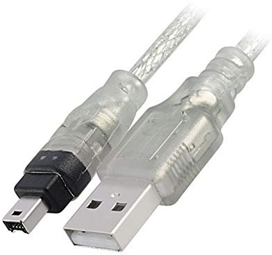 Aukson P95 USB auf Firewire IEEE 1394 4-poliger iLink Adapterkabel – 1,5m Verlängerungskabel für USB auf Firewire Verbindung