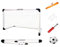 LZHDZQD Fußballtor Kinder Fussball Set, Klappbar Fussballtor 115x80cm + Mini Fussball 16cm Set, Kleines Klappbar Fussballtor für Outdoor + Indoor, Kinder Spielzeug 3-7 Jahren für Garten