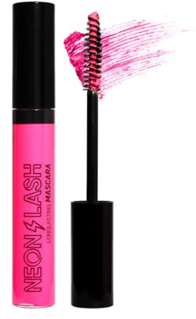 HADAVAKA Mascara, Mascara UV Fluorescent, Volume et Longueur, Rose