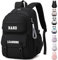 IBALULU Schulrucksack Teenager Mädchen - 30L Schulranzen für Mädchen Jungen 3. - 5. Klasse, Großer Rucksack für Mittel- und Oberstufe, Lässiger Kinderrucksack mit Mode Seil Charms(Schwarz)