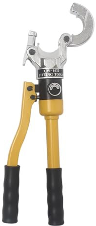 Herramienta de prensado hidráulica con matriz y caja de herramientas fuerza de compresión de 8 T para tubos de aluminio y plástico prensado de tubos de acero