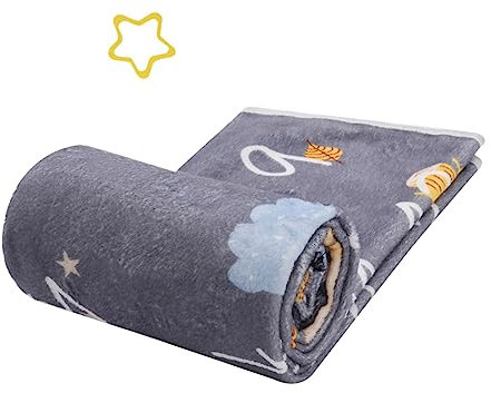 DOITOOL Einzigartige Baby-Fotografie-Decke 2-TLG. 75x100cm Flanell Baby Age Andenken Set