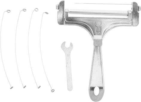 CIYODO Rebanadora Manual con Alambres Extras y para Queso y Utensilio de Cocina para Alimentos Duros y Blandos