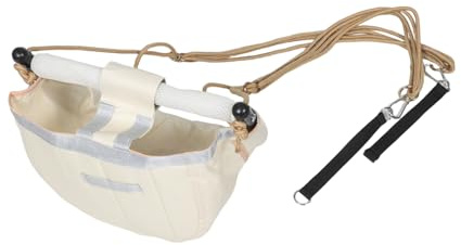 SECFOU Kleinkinder Schaukel für Drinnen und Draußen Höhen und Winkelverstellbar mit Komfortablem Aufhängungssystem und Weichem Hautfreundlichem Material für Sicheres Schaukeln