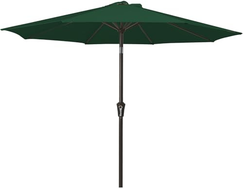 Palawano Parasol de Jardin Exterieur Inclinable avec Manivelle, 2.7m