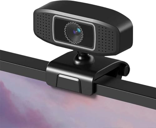 Full HD-webbkamera Med Automatisk Ljuskorrigering, 1080p-webbkamera Med Brusreducerande Mikrofon, Vidvinkelobjektiv För Streaming, Videosamtal, Spel Och Arbete