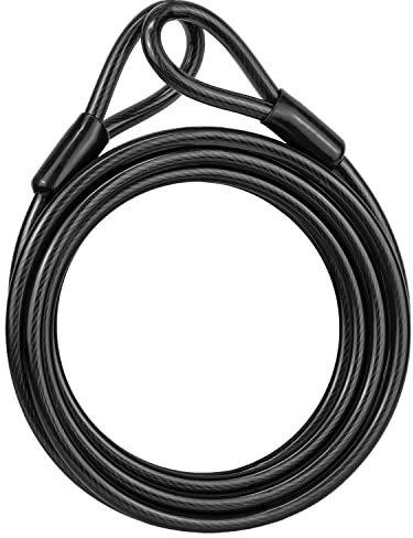 Double Loop Bicycle Cable Lock Long Bike Extender (4.5)