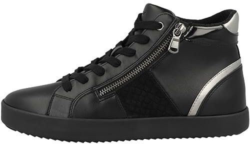 Geox Femme D Blomiee D Basket, Noir, 37 EU