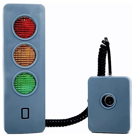 WESTN Garagen-Parksensor, Garagen-Einparkhilfe, batteriebetrieben, dreifarbige Ampel mit Einstellbarer Höhe, Garagen-Parkassistent, Antikollisionswarngerät