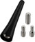 VooGenzek 6.5cm Mini Antena Coche Corta, Antena Radio Coche Universal, Antena de Coche Corta Pequeña, con 3 Tornillos M4/M5/M6 Universales, para Radio FM/Am