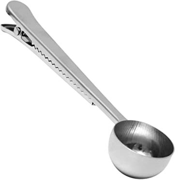 OFFSCH 2piezas Cucharas Medidoras Inoxidable Cuchara De Café Para Té Con Clip Para Bolsa