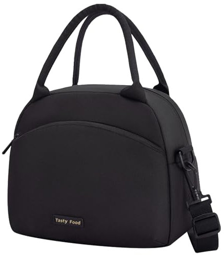 JSTHHTT 9.5L Bolsa Termica Porta Alimentos para Mujer y Hombres, Impermeable Isotérmica, Bolsa Porta Comida, Lunch Bag Trabajo, Bolsa Nevera para, Oficina, Colegio, Picnic, Fiambrera