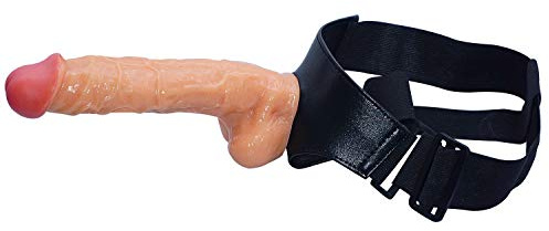 TRQOYTU Consolador Con Correa 23 Cm 4 Colores Calzoncillos Con Pene Con Correa Para Él Y Ella Consolador Con Correa Con Arnés Ajustable Consoladores De Juguete Sexual SM Con Ajustable Para